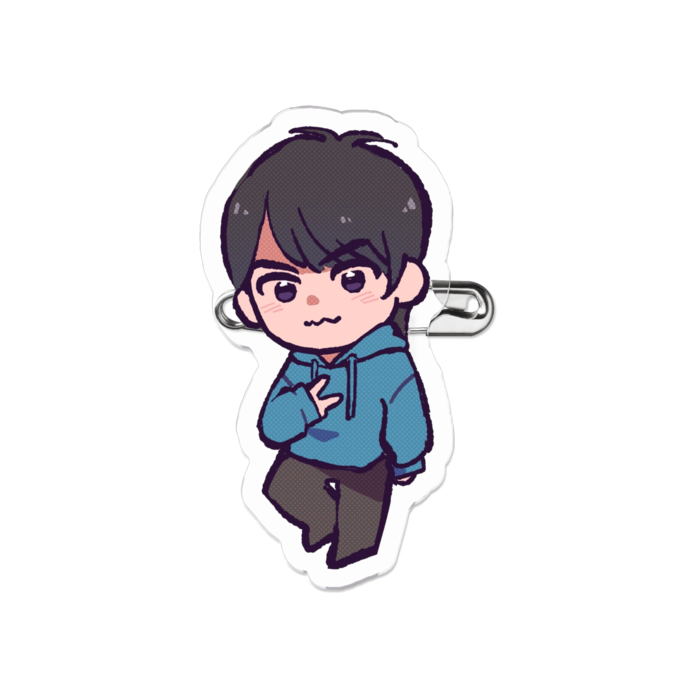 アクリルバッジ - 50 x 50 (mm)