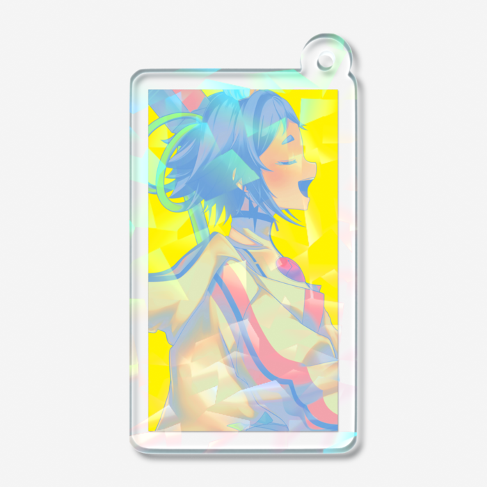 ホログラムアクリルキーホルダー - 50 × 50mm