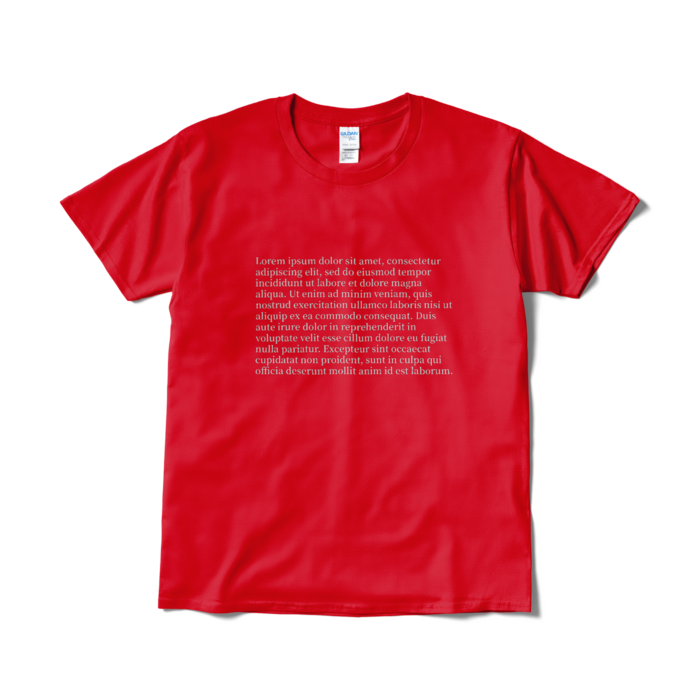 Tシャツ（短納期） - L - レッド