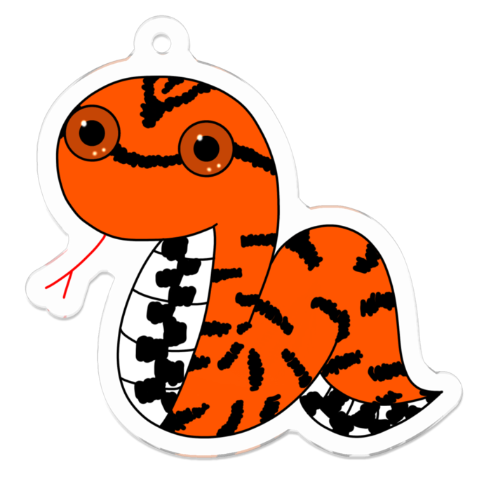 アクリルキーホルダー - 50 x 50 (mm)