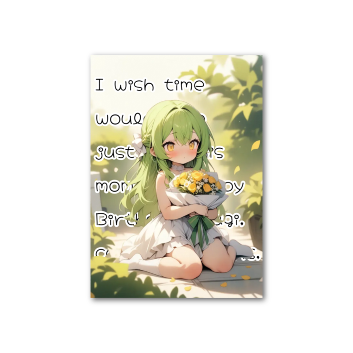 フォト風カード - 縦 - 片面