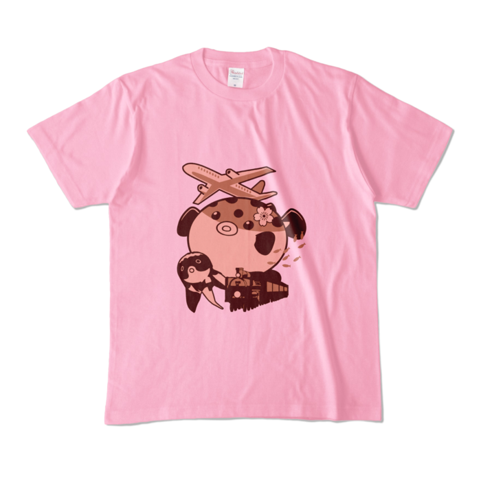 カラーTシャツ - M - ピーチ (淡色)