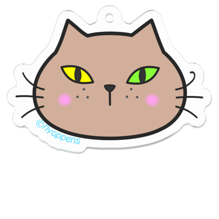 アクリルキーホルダー - 50 x 50 (mm)