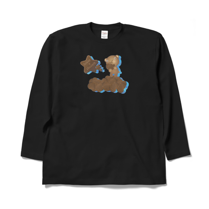 ロングスリーブTシャツ - XL - ブラック