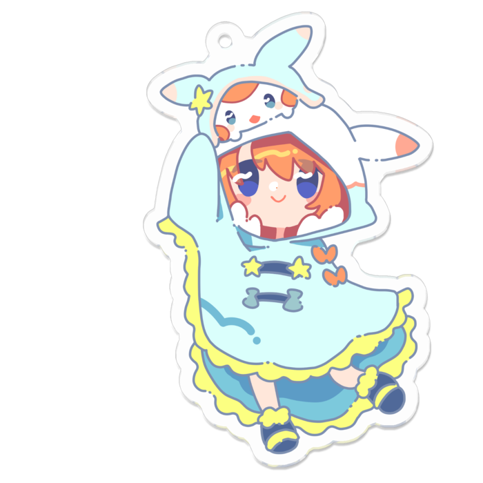 アクリルキーホルダー - 70 x 70 (mm)