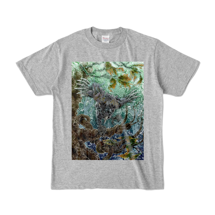 カラーTシャツ - S - 杢グレー (濃色)