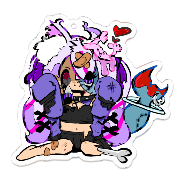 アクリルキーホルダー - 70 x 70 (mm)