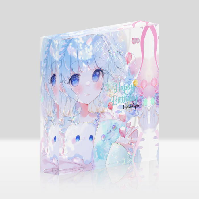 アクリルブロック - 100 × 100 (mm)