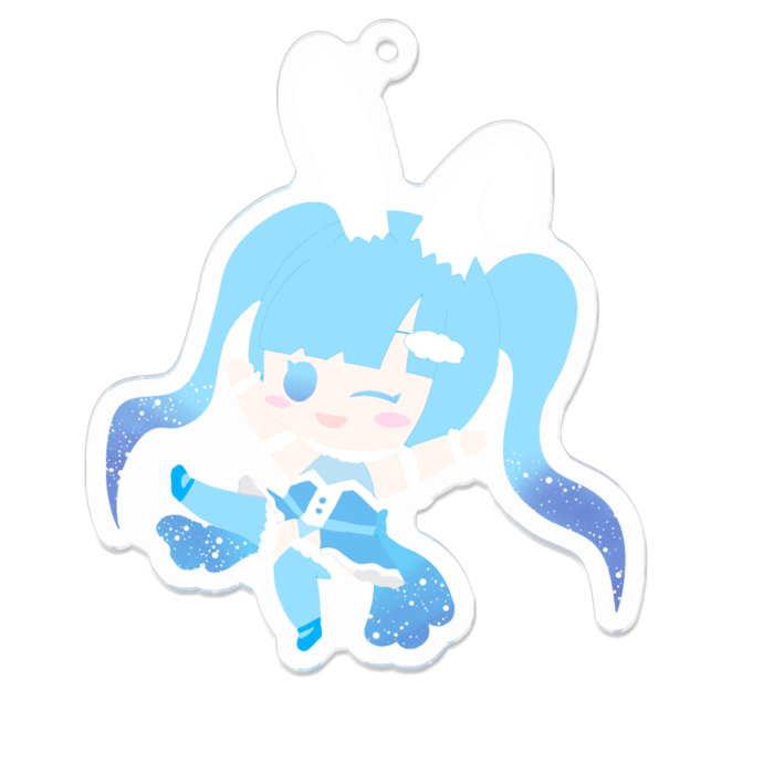 アクリルキーホルダー - 70 x 70 (mm)