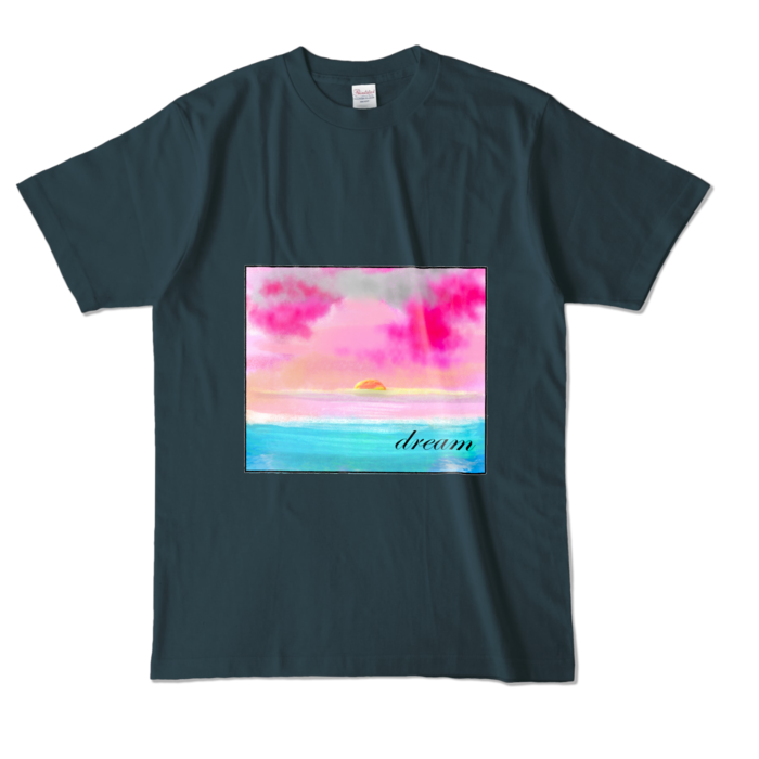 カラーTシャツ - L - デニム (濃色)