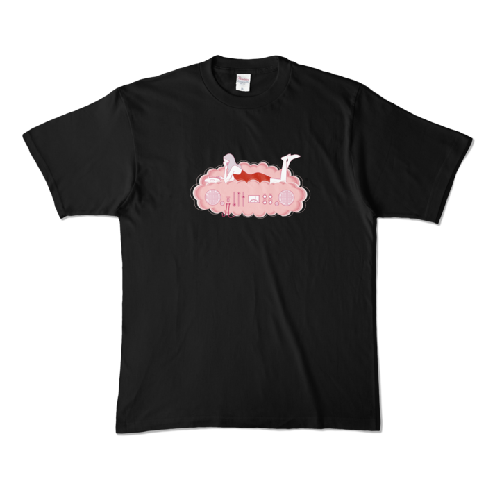 カラーTシャツ - XL - ブラック (濃色)