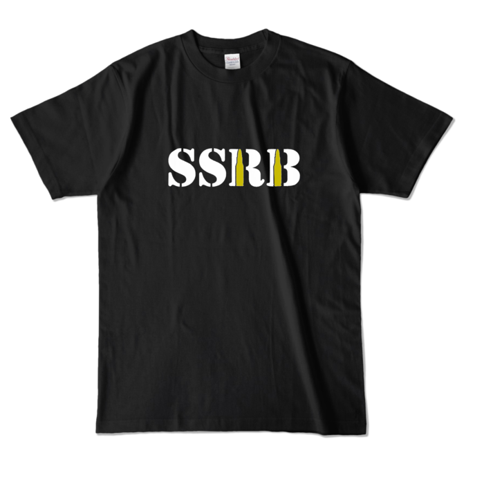 SSRBデザインTシャツ - L - ブラック (濃色)