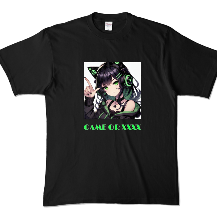 カラーTシャツ - XL - ブラック (濃色)
