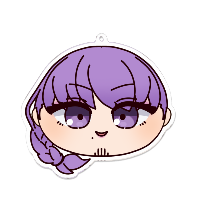 アクリルキーホルダー（コーティング） - 100 x 100 (mm)