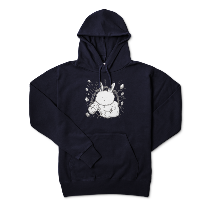 パーカー - L - ネイビー