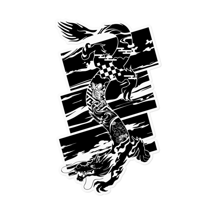 ステッカー - 160 x 160 (mm)