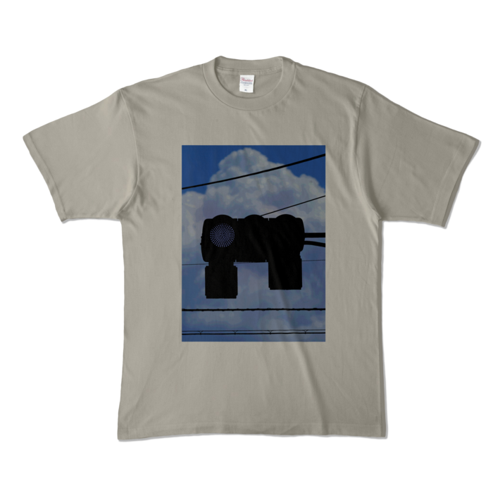 カラーTシャツ - XL - シルバーグレー (淡色)