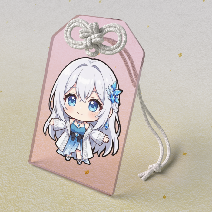 アクリルお守り - 50 × 80mm