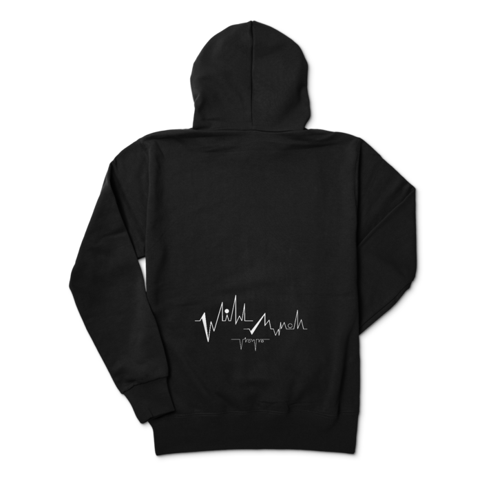 ジップパーカー - M - ブラック