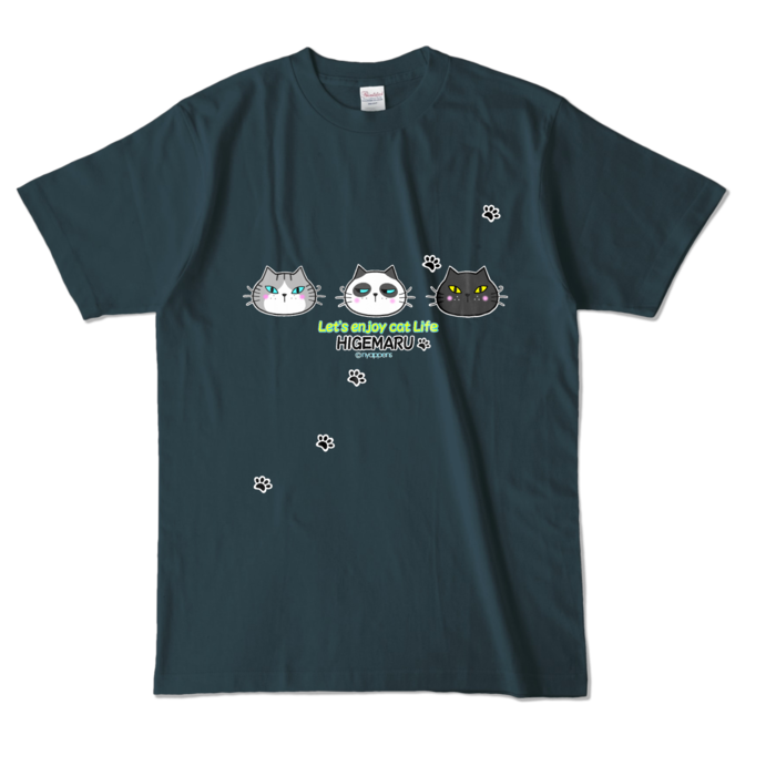 カラーTシャツ - L - デニム (濃色)
