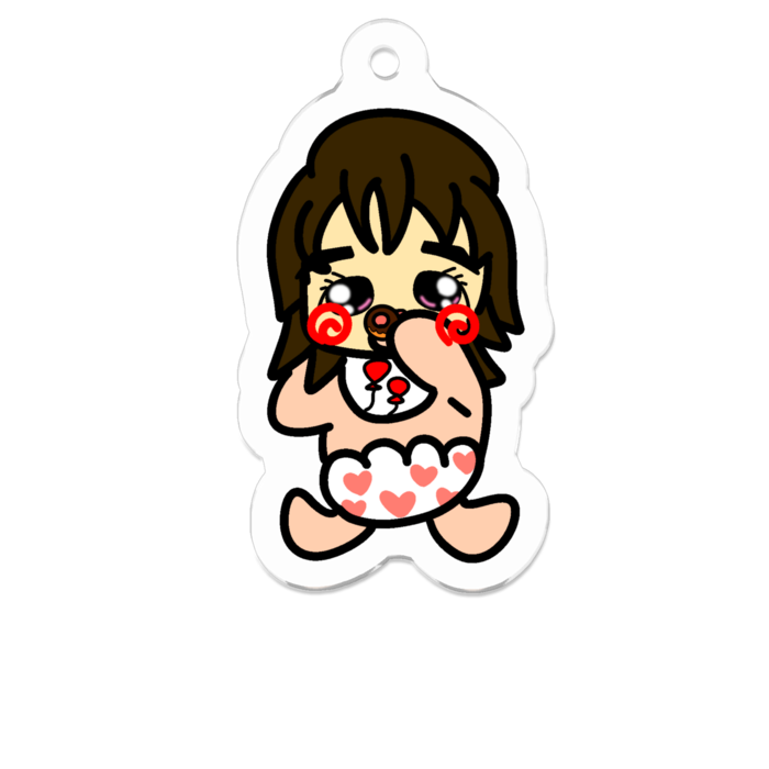 アクリルキーホルダー - 50 x 50 (mm)