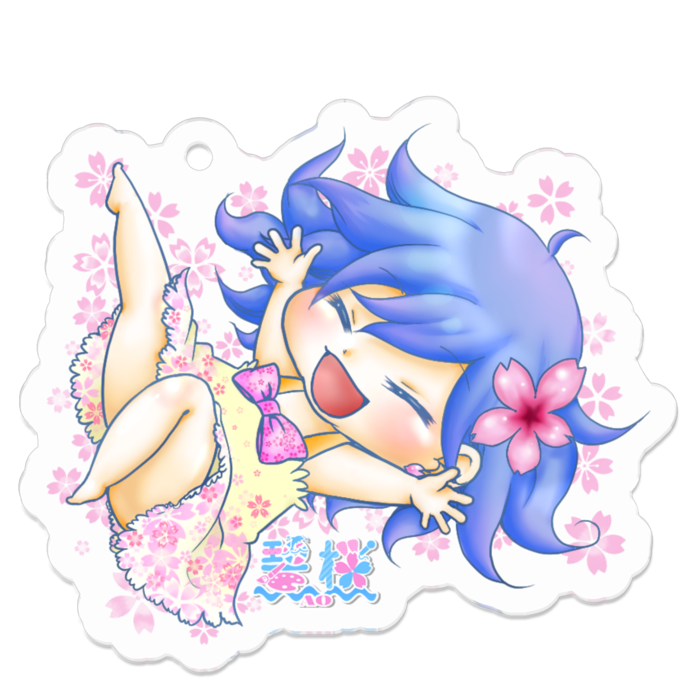 アクリルキーホルダー - 50 x 50 (mm)