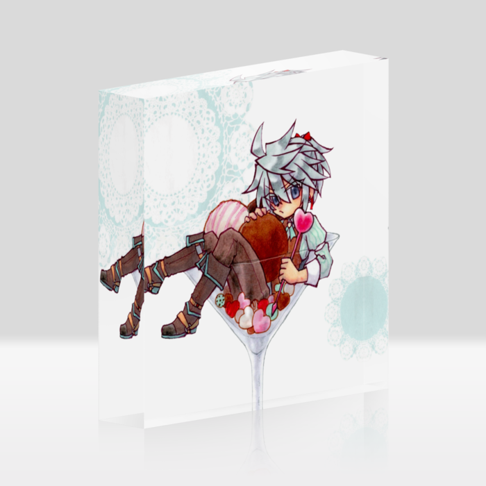 アクリルブロック - 100x100mm