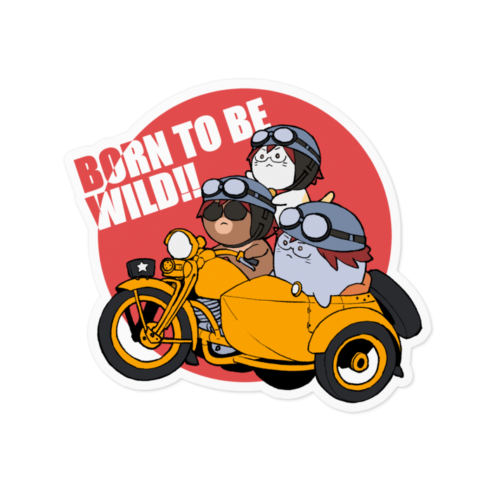 ステッカー - 100 x 100 (mm)