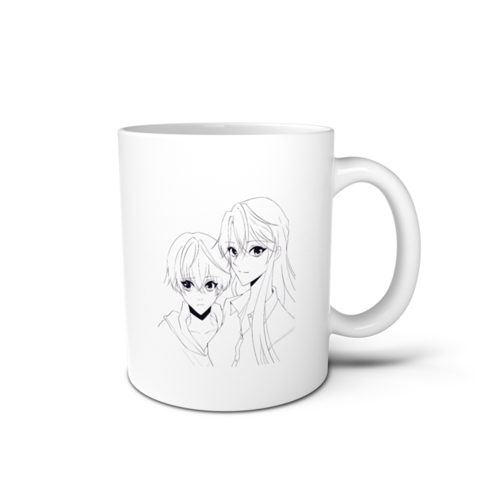 マグカップ - 直径 8cm / 高さ 9.5cm