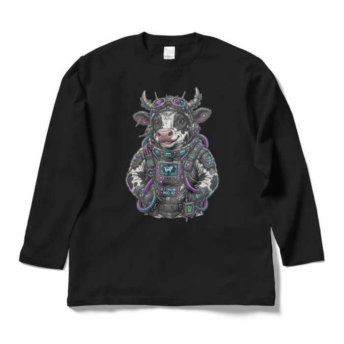 ロングスリーブTシャツ - L - ブラック