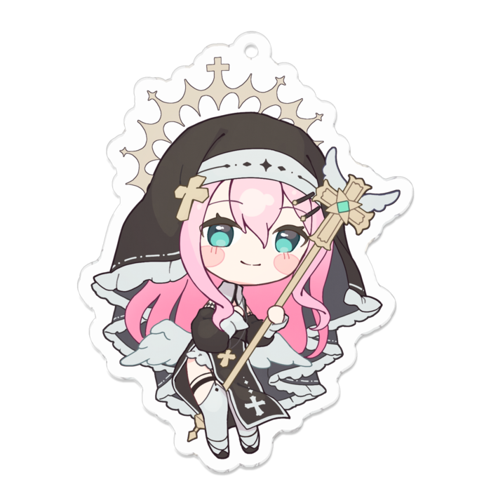 アクリルキーホルダー - 70 x 70 (mm)