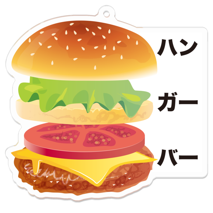 アクリルキーホルダー - 70 x 70 (mm)