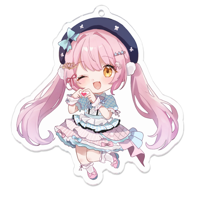 アクリルキーホルダー - 70 x 70 (mm)