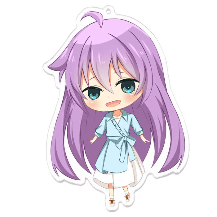 アクリルキーホルダー - 100 x 100 (mm)