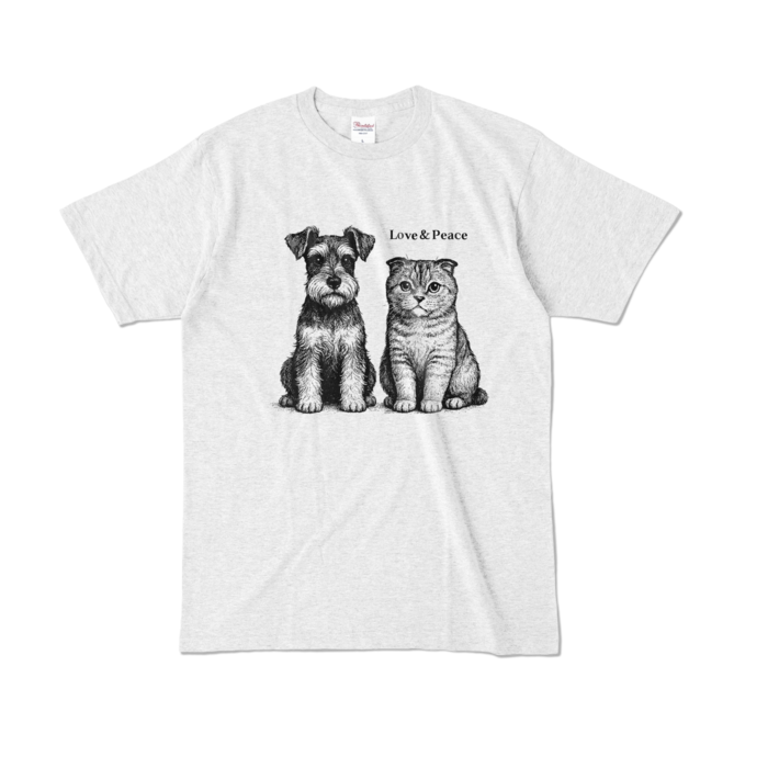 カラーTシャツ - L - アッシュ (淡色)