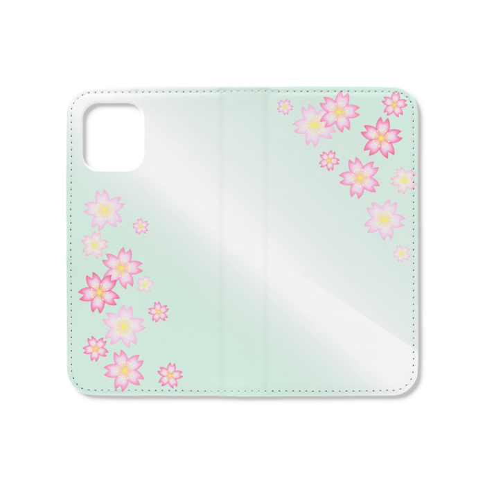 手帳型iPhoneケース(ベルトなし) - iPhone12 mini - ストラップ穴 なし