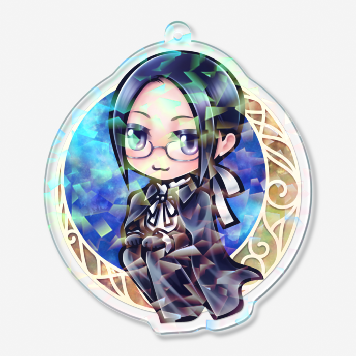 ホログラムアクリルキーホルダー - 70 × 70mm