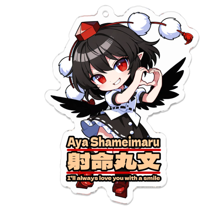 アクリルキーホルダー - 70 x 70 (mm)