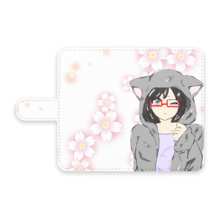 手帳型Androidケース - S - ストラップ穴 なし