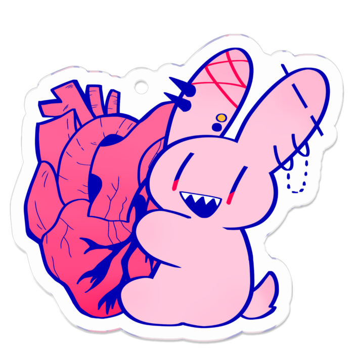 アクリルキーホルダー - 50 x 50 (mm)