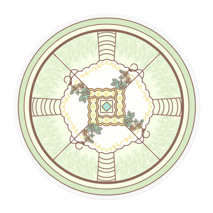 ステッカー - 100 x 100 (mm)