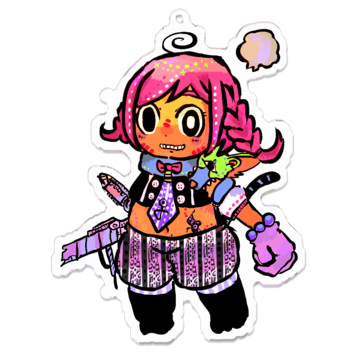 アクリルキーホルダー - 100 x 100 (mm)