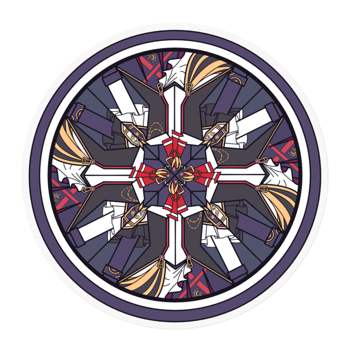 ステッカー - 100 x 100 (mm)