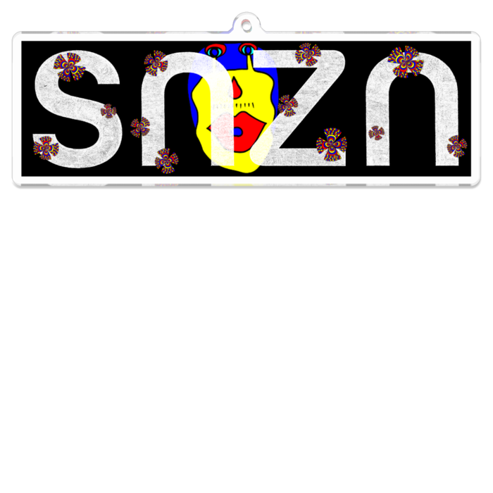 アクリルキーホルダー（コーティング） - 100 x 100 (mm)