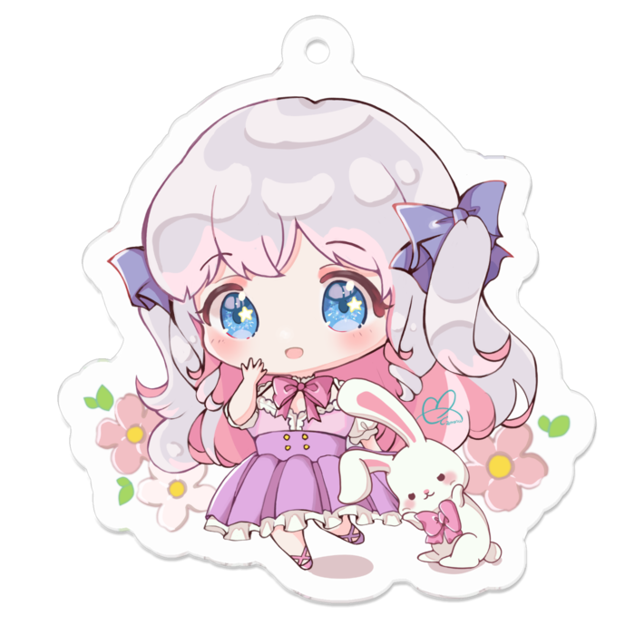 アクリルキーホルダー - 50 x 50 (mm)