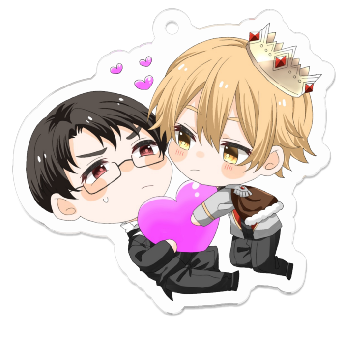 アクリルキーホルダー - 50 x 50 (mm)