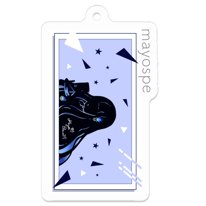 mayospe 小さめアクキー𖤐´-