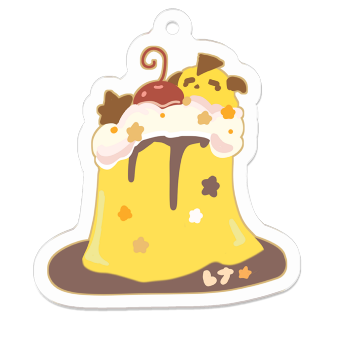 アクリルキーホルダー☆スイーツサテライトレナ - 50 x 50 (mm)