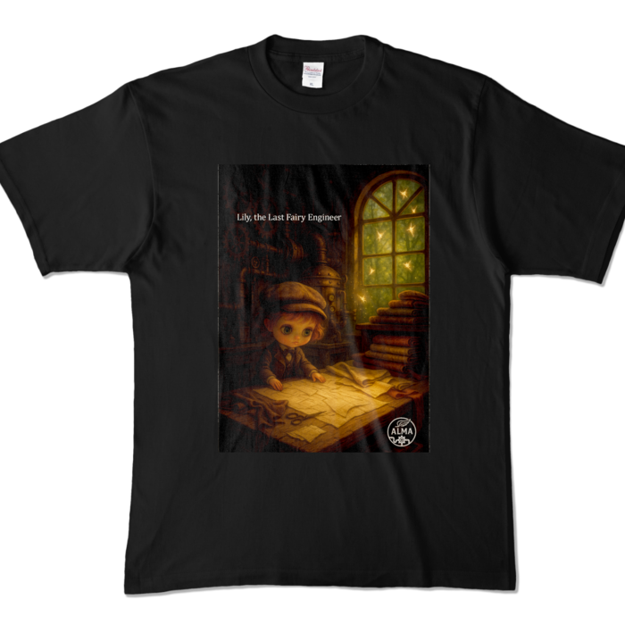 カラーTシャツ - XL - ブラック (濃色)