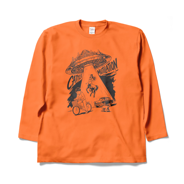 ロングスリーブTシャツ - XL - オレンジ